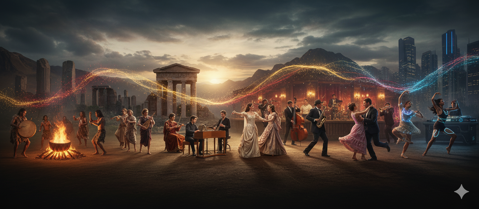 The Rhythm of Evolution: How Dance and Music Shaped Humanity