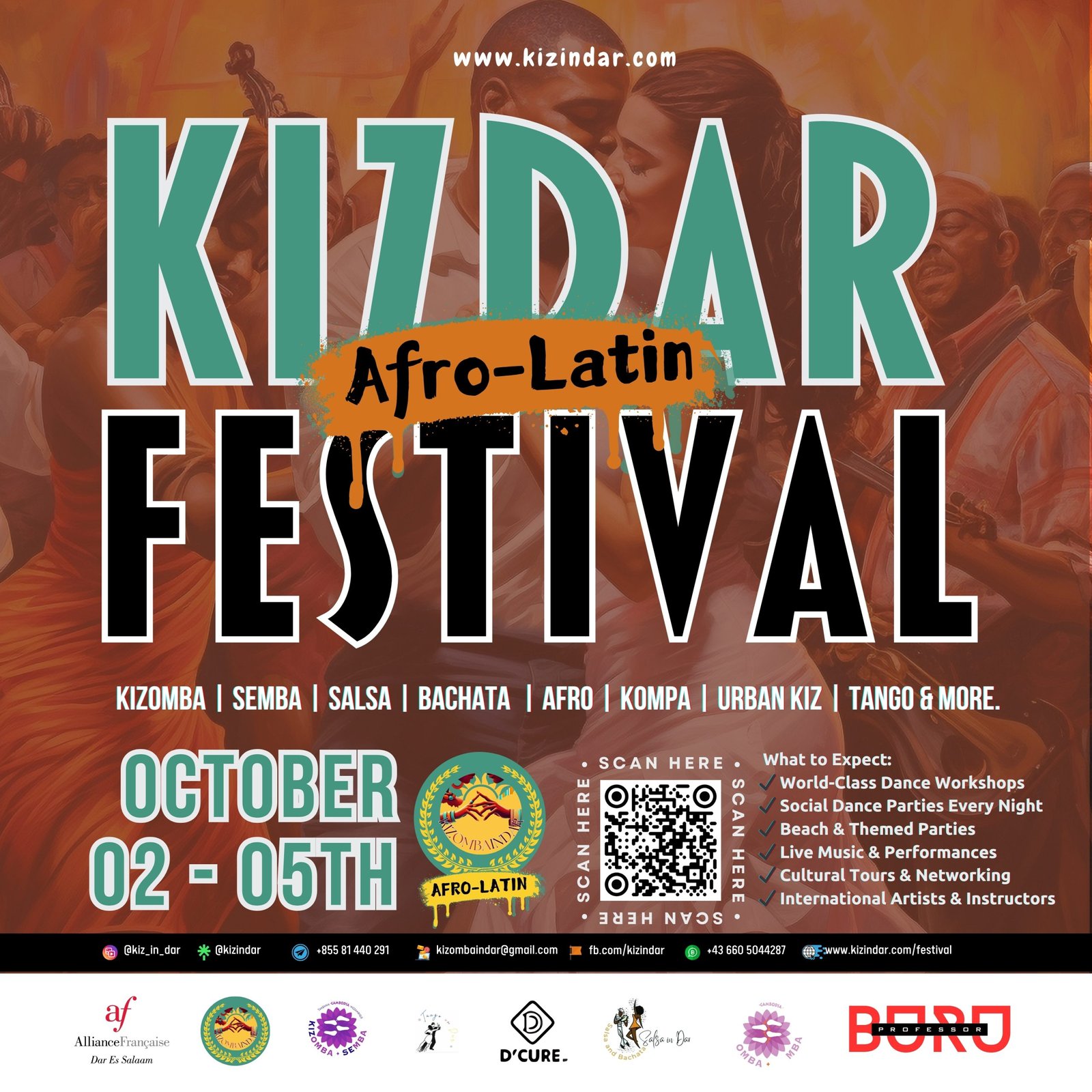 Kizdar Festival 2025: The Ultimate Afro-Latin Dance Experience in Tanzania